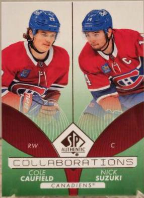 Cole Caufield, Nick Suzuki [Green] #C-5