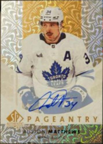 Auston Matthews [Autograph] #P-34