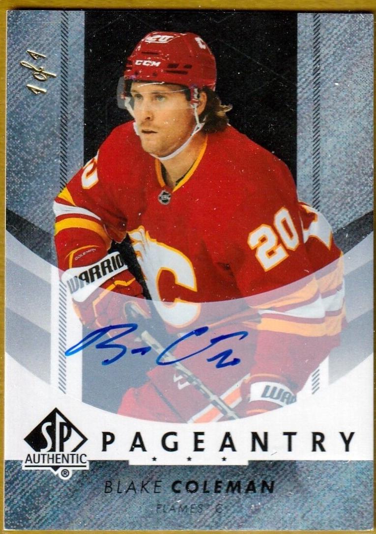 Blake Coleman [Autograph Black] #P-44