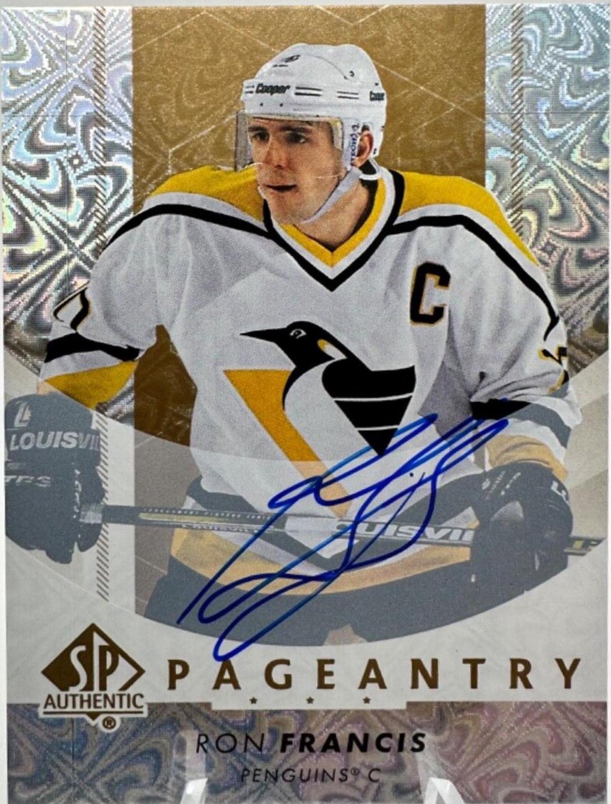 Ron Francis [Autograph] #P-52