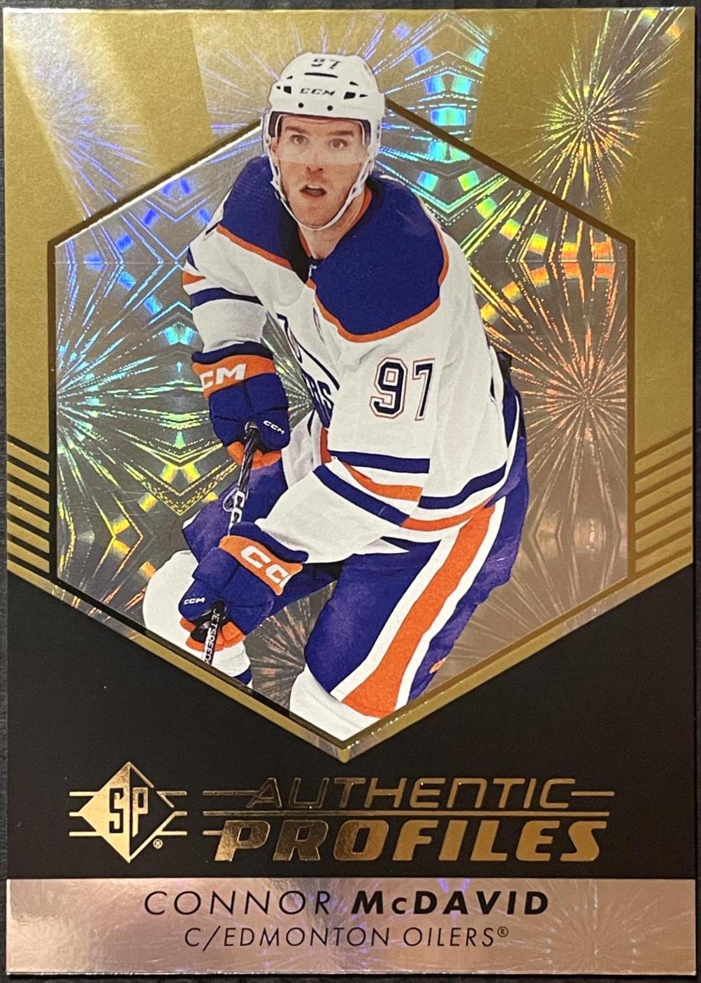 Connor McDavid [Patterned Foilboard Gold] #AP-1