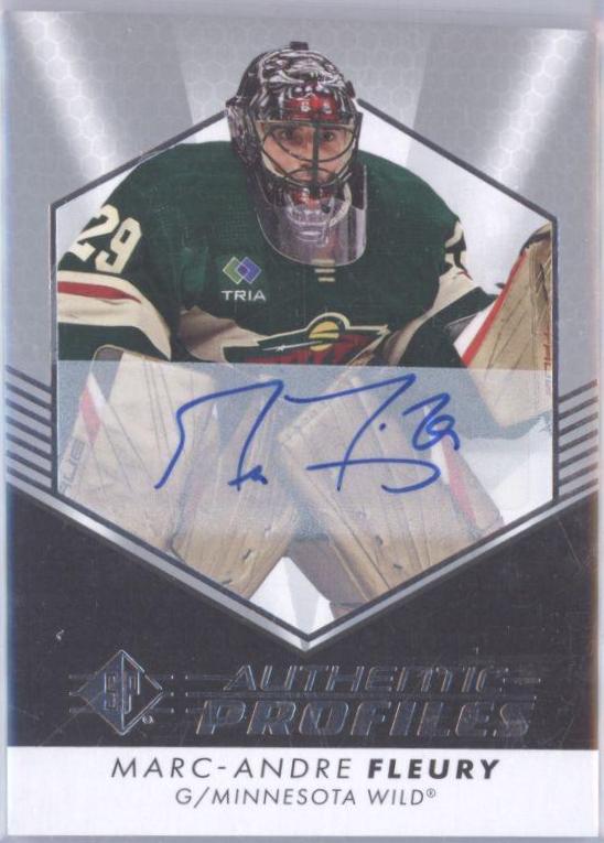 Marc Andre Fleury [Signature] #AP-12