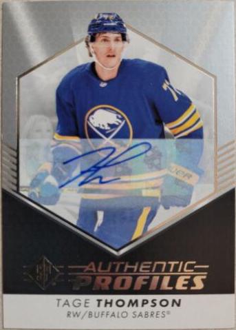 Tage Thompson [Signature] #AP-19