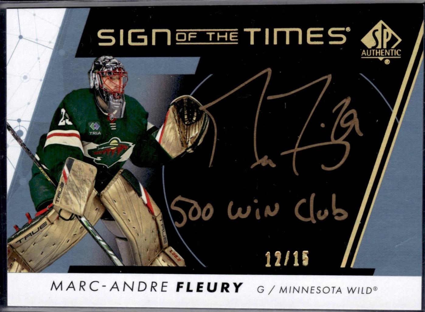 Marc Andre Fleury [Black] #SOTT-FL