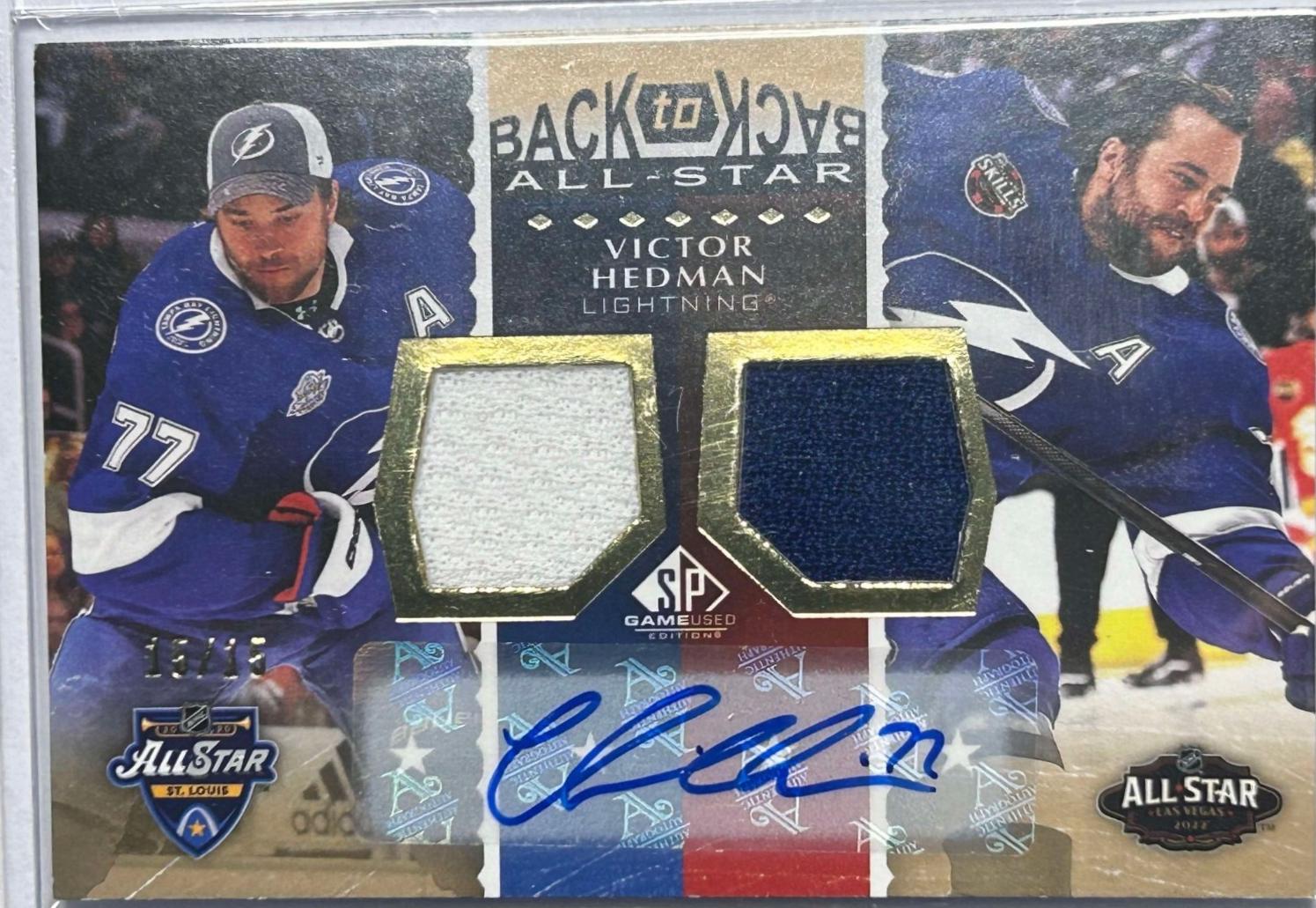 Victor Hedman [Autograph] #BBAS-VH