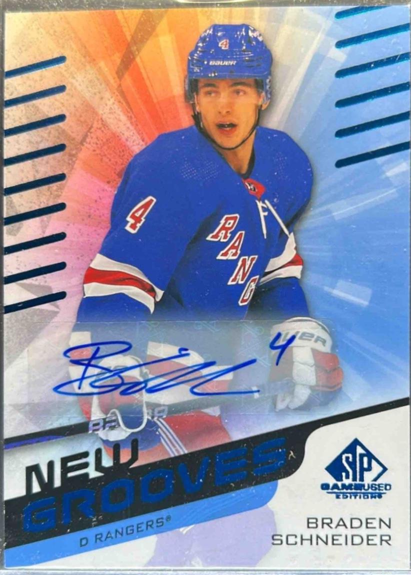 Braden Schneider [Blue Autograph] #NG-14