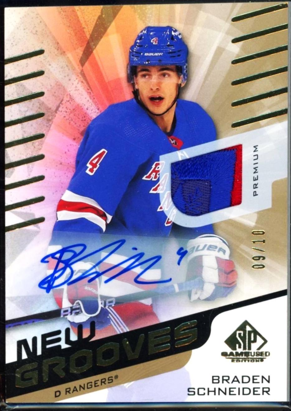 Braden Schneider [Gold Patch Autograph] #NG-14