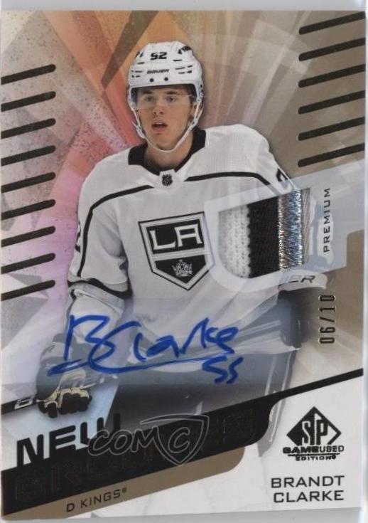 Brandt Clarke [Gold Patch Autograph] #NG-15