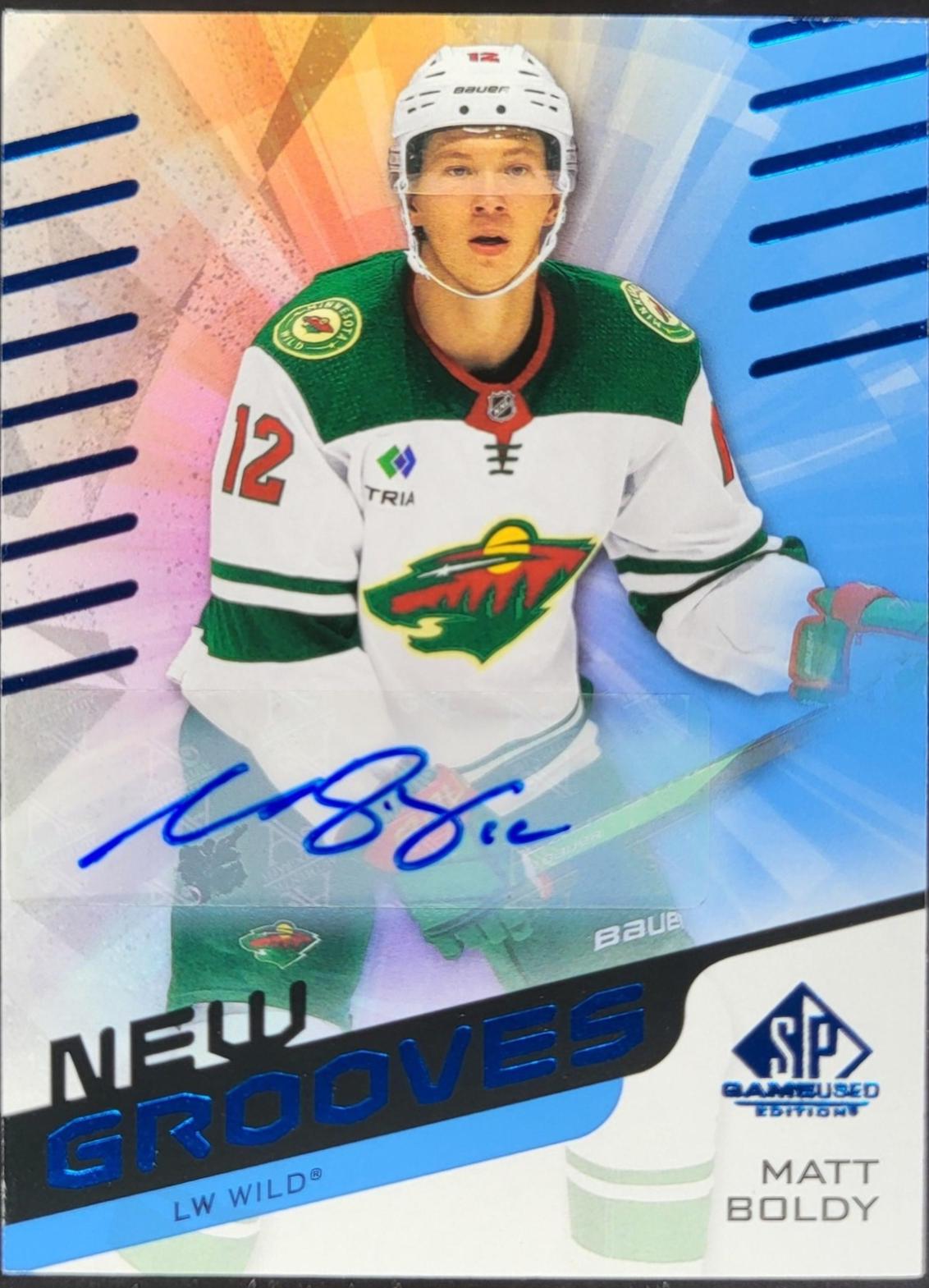 Matt Boldy [Blue Autograph] #NG-1