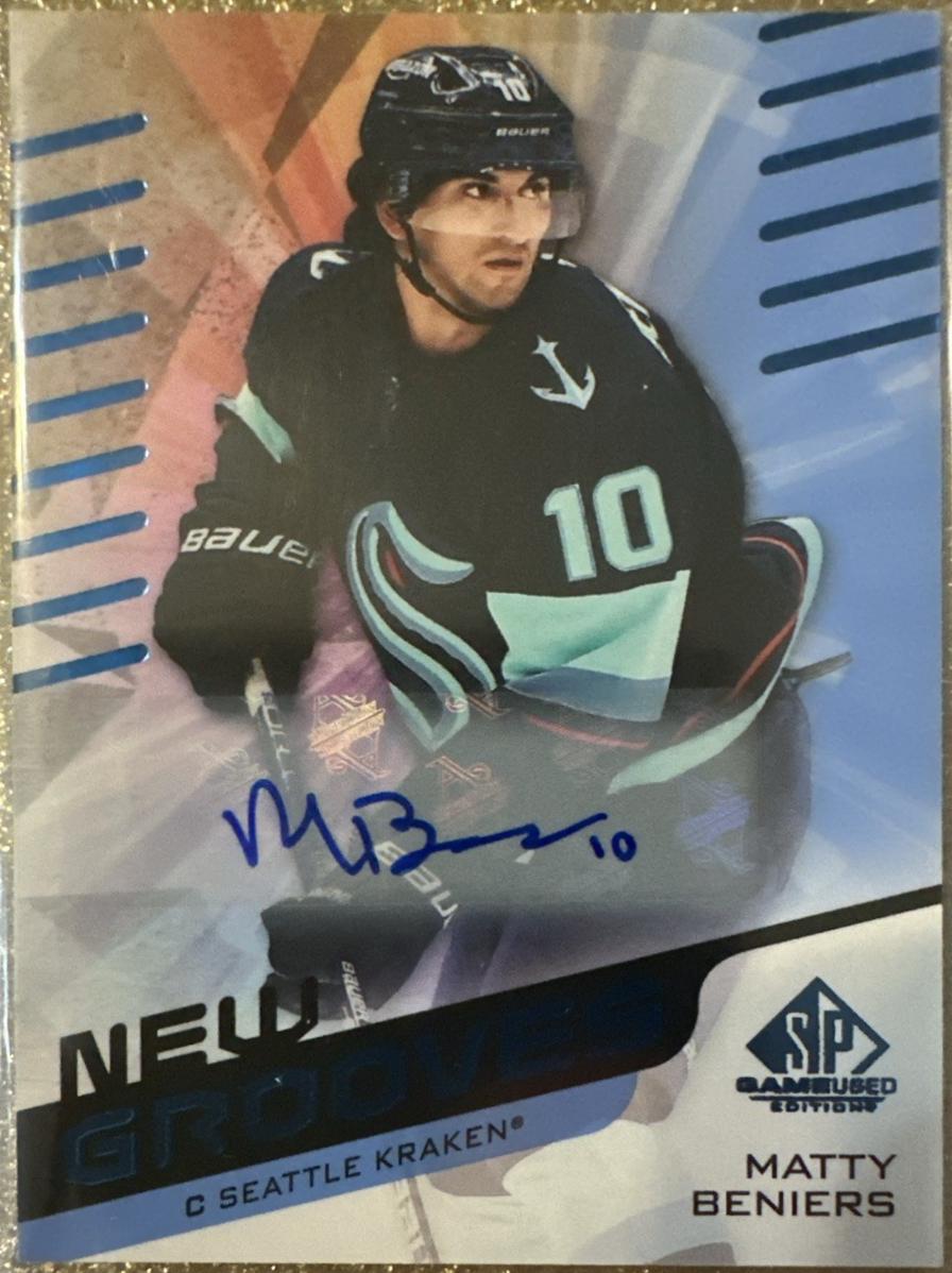 Matty Beniers [Blue Autograph] #NG-3