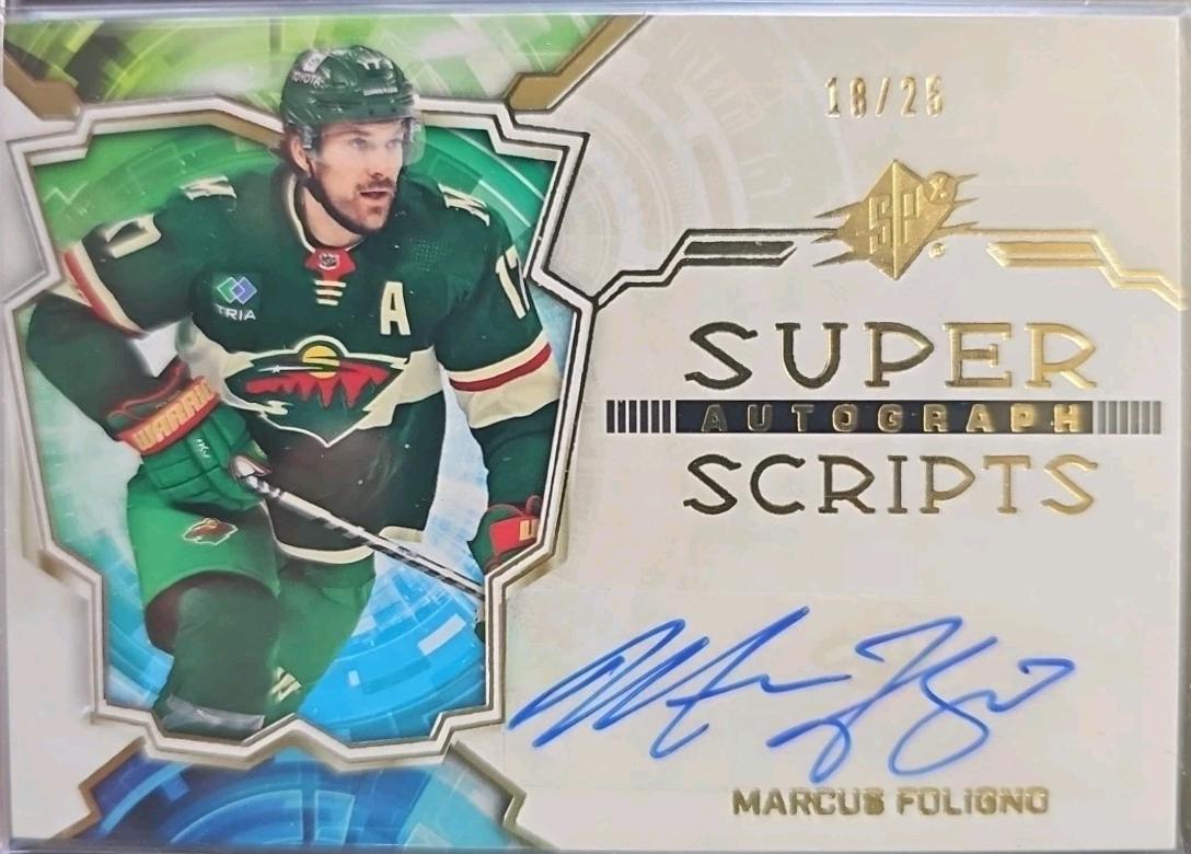 Marcus Foligno [Gold] #SS-MF