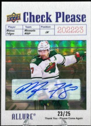 Marcus Foligno [Autograph] #CP-9
