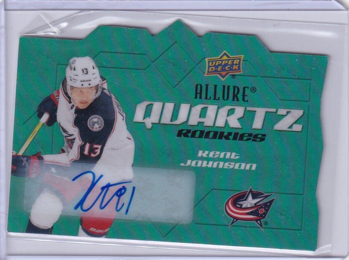 Kent Johnson [Autograph Blue] #AQ-KJ