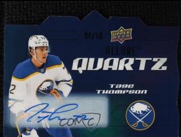 Tage Thompson [Autograph Blue] #AQ-TT