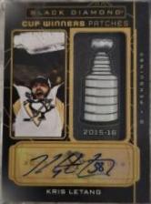 Kris Letang [Gold Autograph] #CW-KL