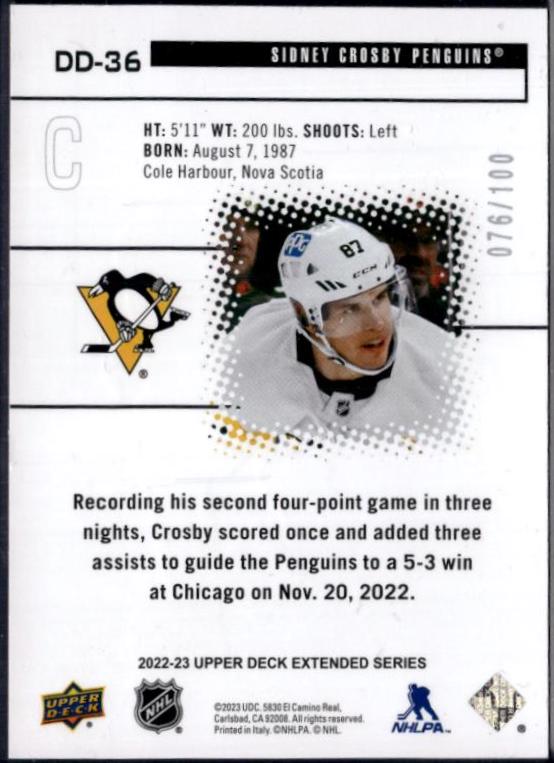 Sidney Crosby [Emerald] #DD-36
