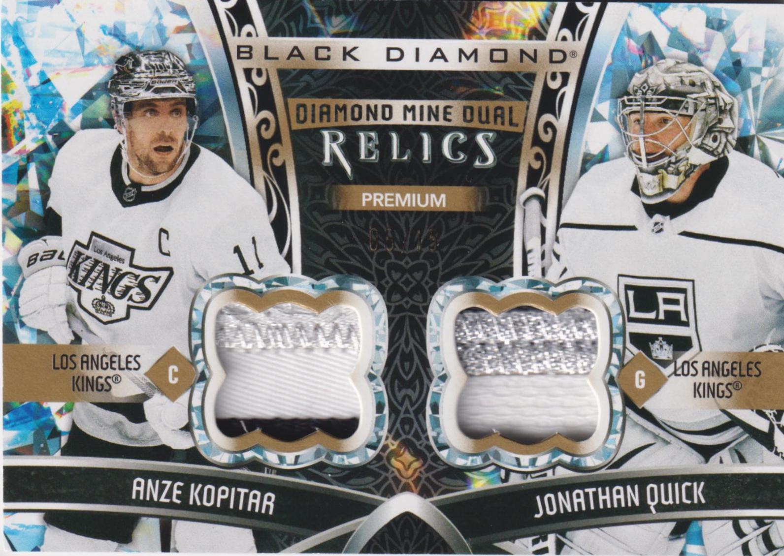Anze Kopitar, Jonathan Quick [Premium] #DMDR-KQ
