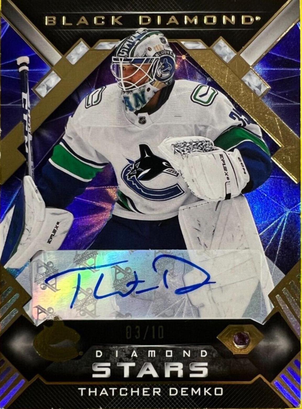 Thatcher Demko [Purple Relic Autograph] #BDS-TD