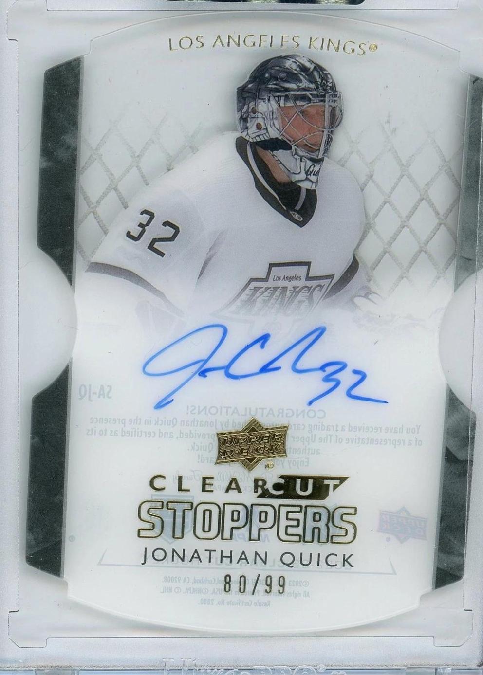 Jonathan Quick [Stoppers] #SA-JQ