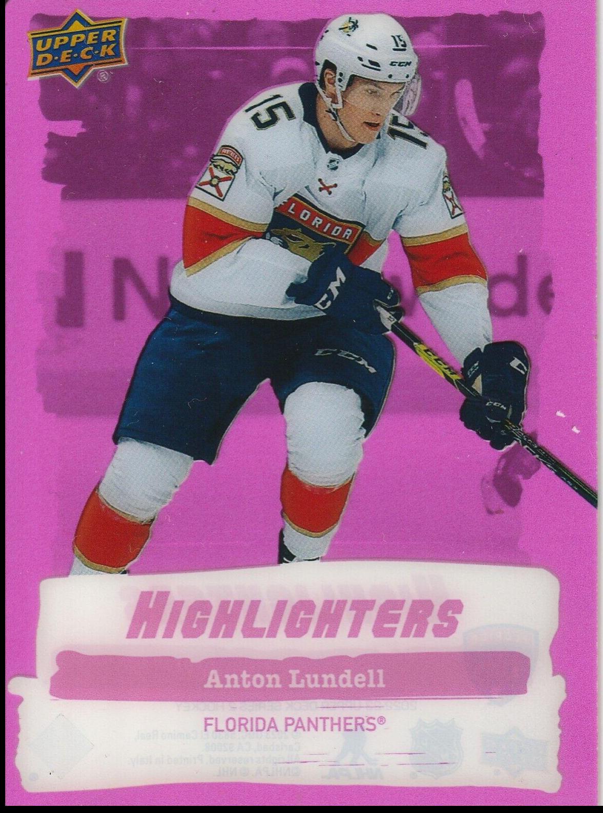 Anton Lundell [Pink] #HL-6