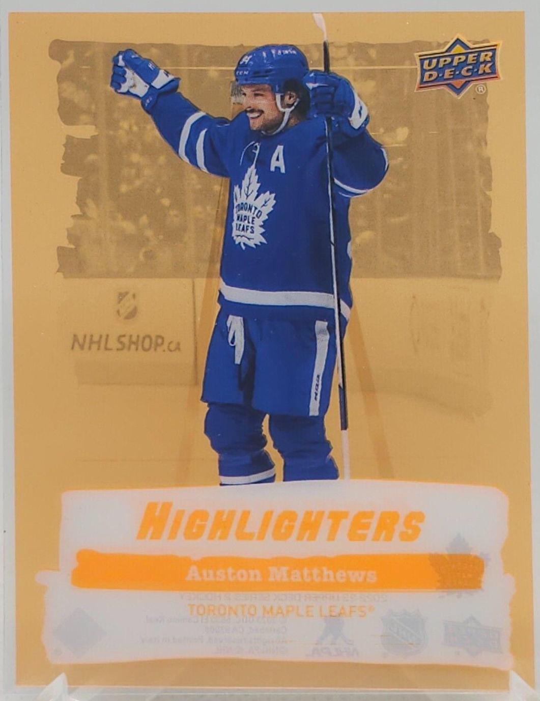 Auston Matthews [Orange] #HL-11