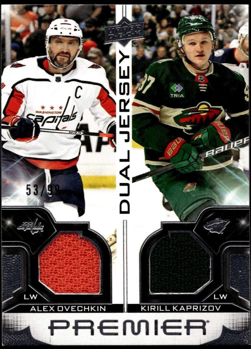 Alex Ovechkin / Kirill Kaprizov [Jersey] #PD-AOKK