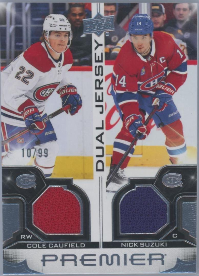 Cole Caufield / Nick Suzuki [Jersey] #PD-CCNS