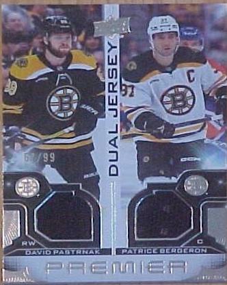 David Pastrnak / Patrice Bergeron [Jersey] #PD-DPPB