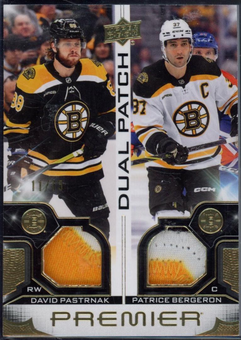 David Pastrnak / Patrice Bergeron [Patch] #PD-DPPB