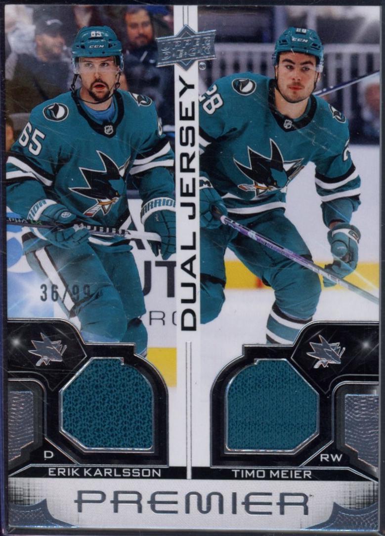 Erik Karlsson / Timo Meier [Jersey] #PD-EKTM