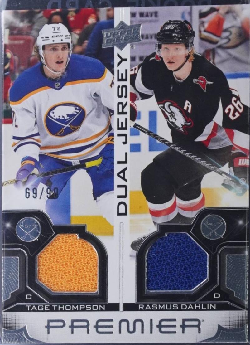 Tage Thompson / Rasmus Dahlin [Jersey] #PD-TTRD