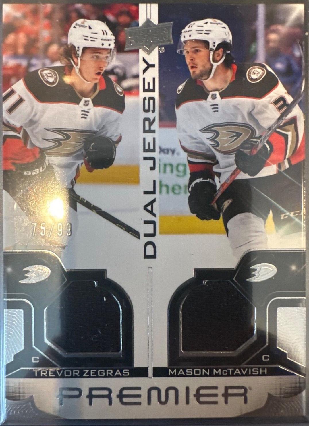 Trevor Zegras / Mason McTavish [Jersey] #PD-TZMM