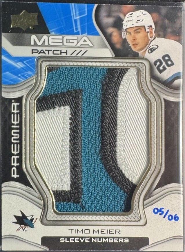 Timo Meier [Sleeve Number] #PMP-TM
