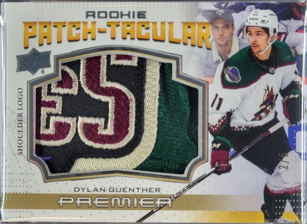 Dylan Guenther [Shoulder Logo Gold] #RPT-DG