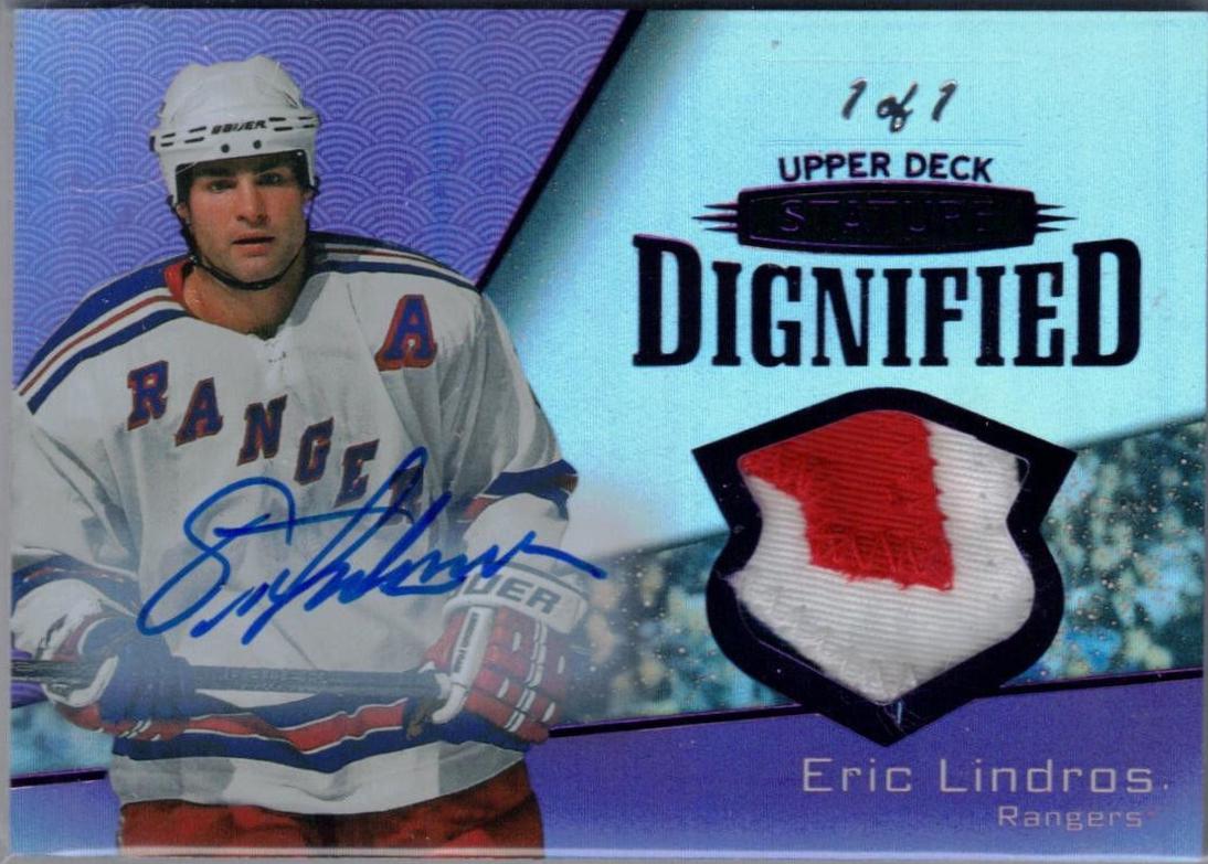 Eric Lindros [Autograph Patch Purple] #D-12
