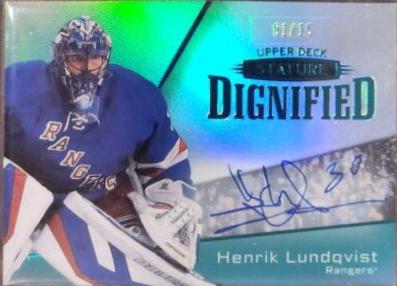 Henrik Lundqvist [Autograph Green] #D-11