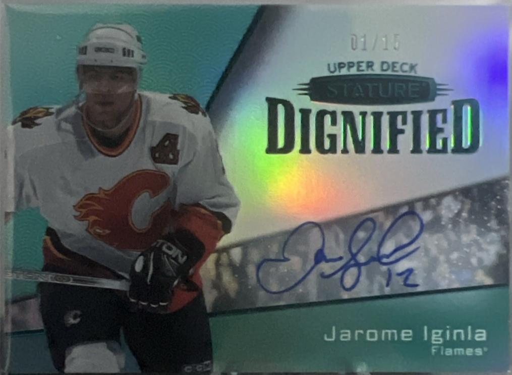 Jarome Iginla [Autograph Blue] #D-23