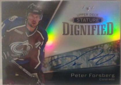 Peter Forsberg [Autograph Black] #D-8