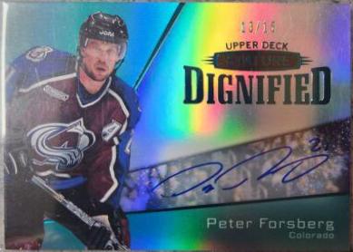 Peter Forsberg [Autograph Green] #D-8