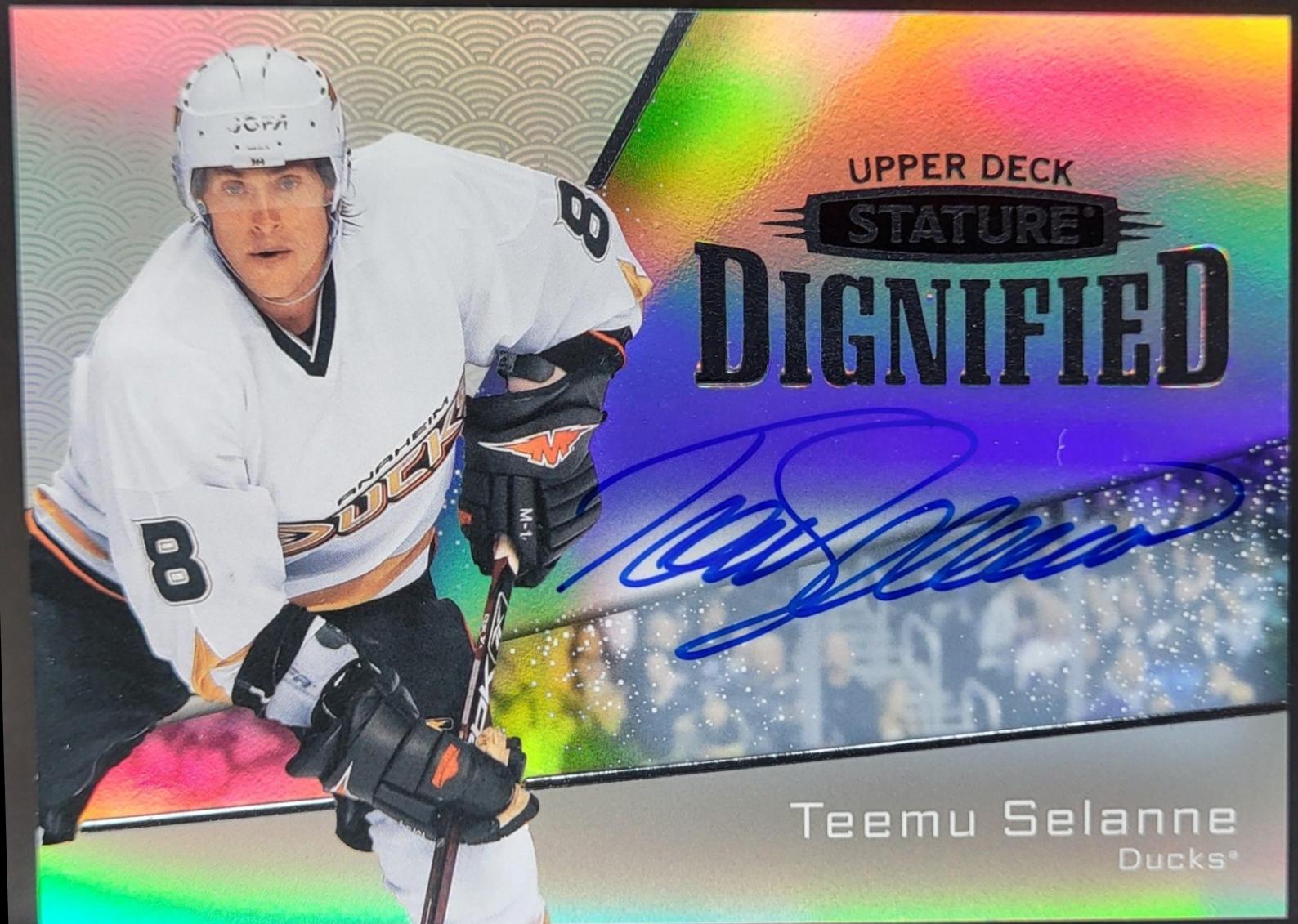 Teemu Selanne [Autograph Patch] #D-3