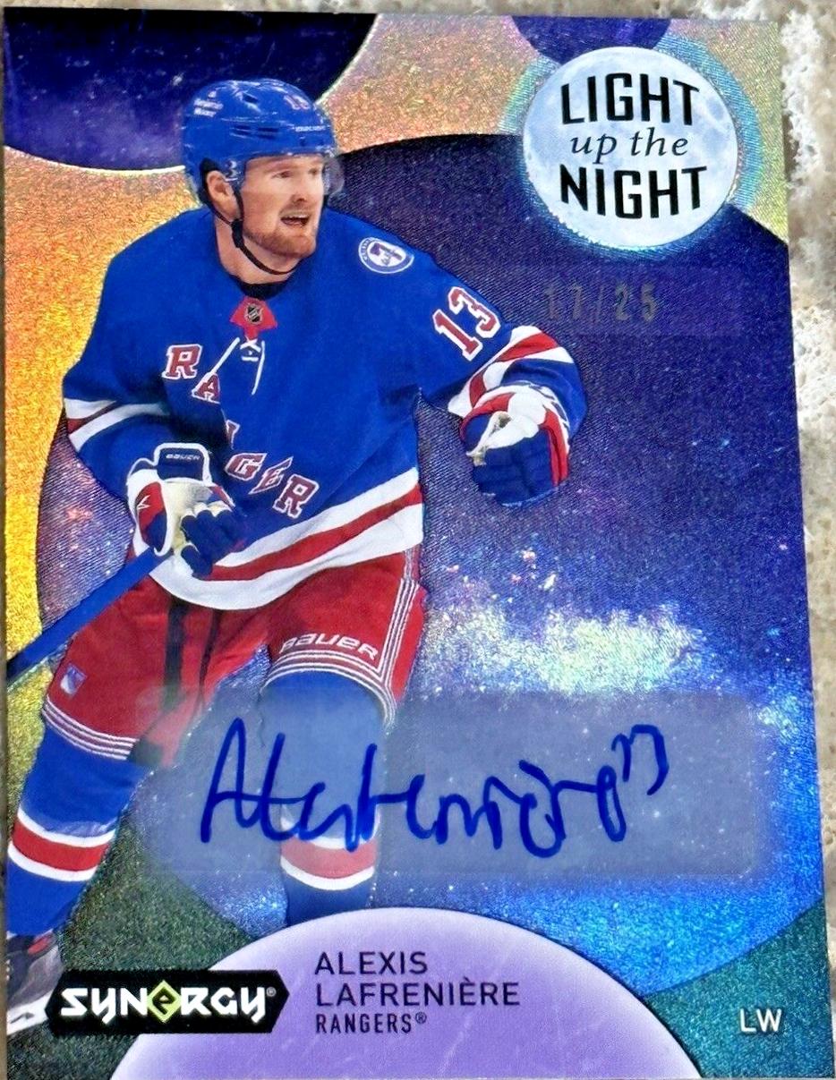 Alexis Lafreniere [Green Autograph] #LN-LA
