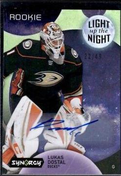 Lukas Dostal [Green Autograph] #LNR-DO