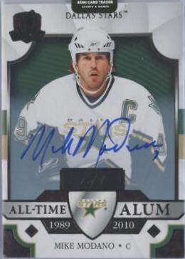Mike Modano [Black Foil] #ATA-MM
