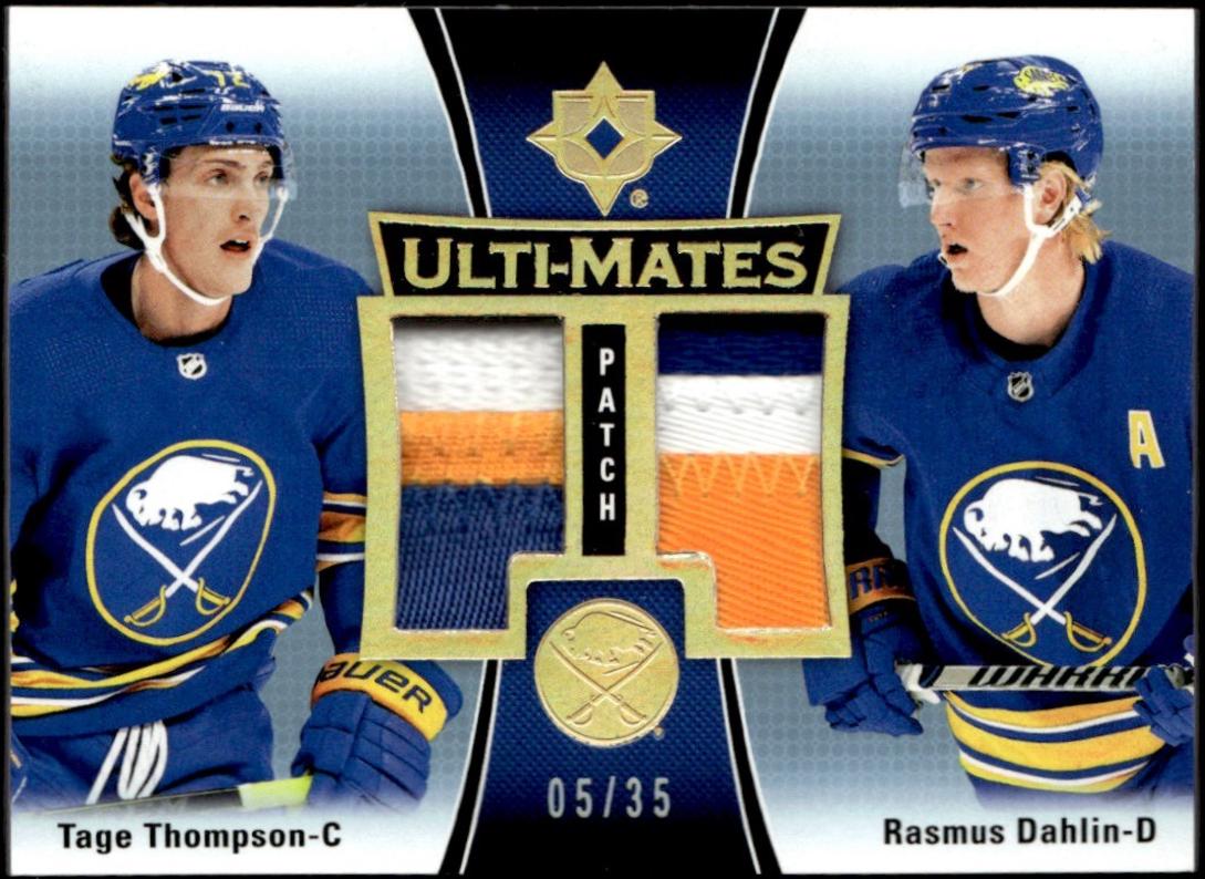 Tage Thompson / Rasmus Dahlin [Patch] #UTM-TD