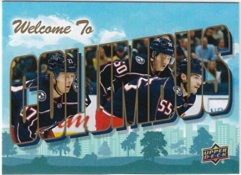 Columbus Blue Jackets [Gold] #WT-9