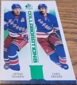 Artemi Panarin / Chris Kreider [Green] #C-22