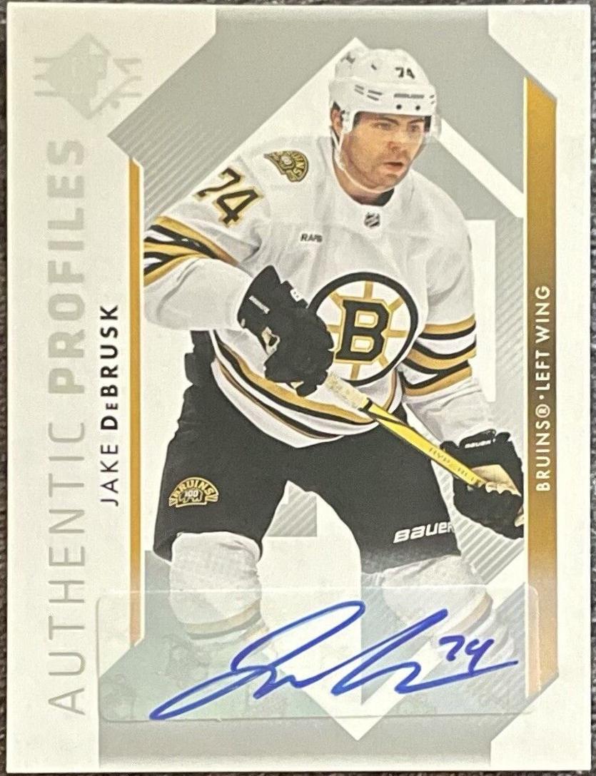 Jake DeBrusk [Signature] #AP-19