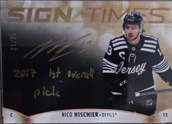 Nico Hischier [Mystery Black] #SOTT-NH