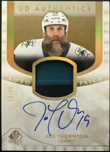 Joe Thornton #UDAP-JT