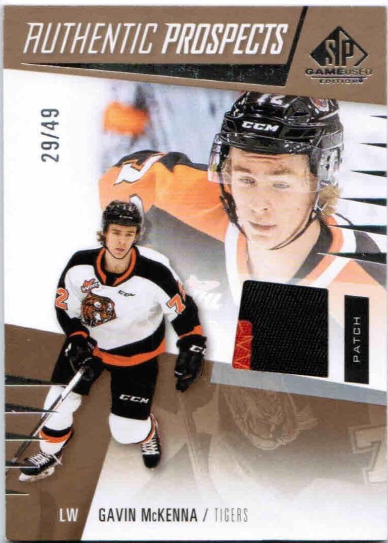 Gavin McKenna [Gold Patch Red Jersey] #44